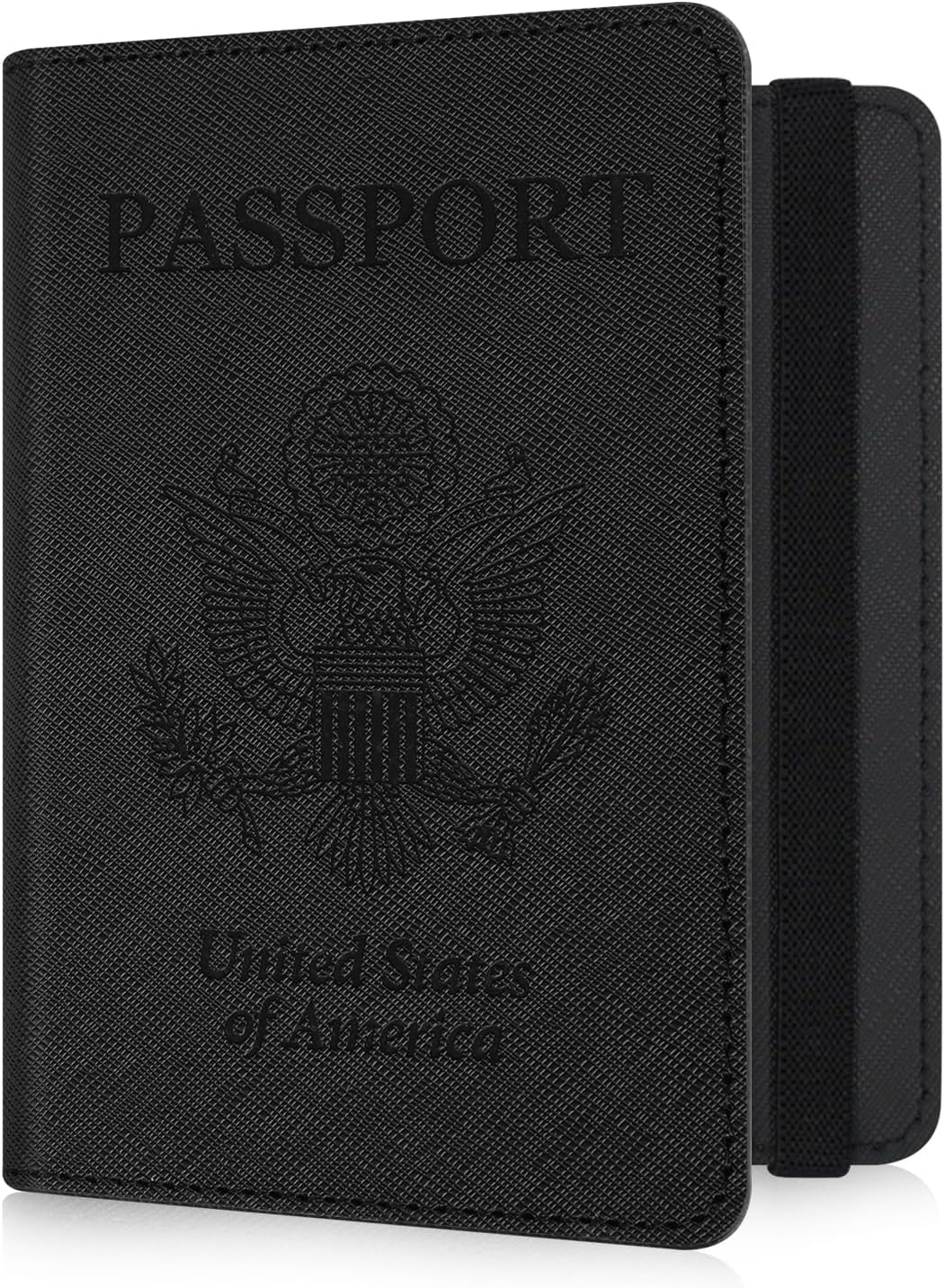 RSAquar Passport and Vaccine Card Holder Combo, Passport Holder Cover Wallet, Leather Card Case Travel Accessories with RFID Blocking for Women and Men, Y-Black RSAquar Passport and Vaccine Card Holder Combo, Passport Holder Cover Wallet, Leather Card Case Travel Accessories with RFID Blocking for Women and Men, Y-Black