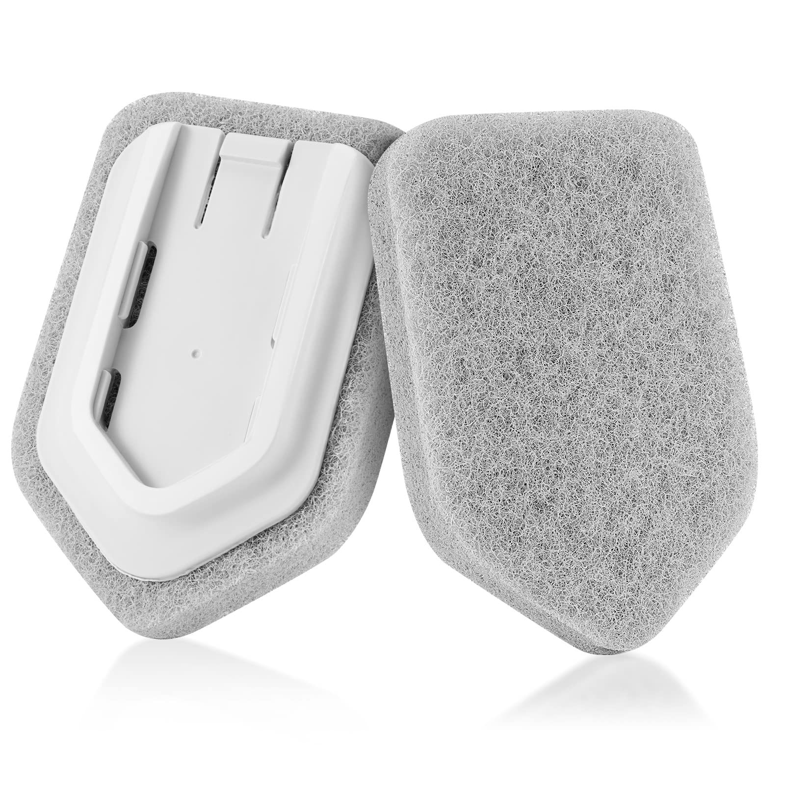 Replacement Head Scouring Pads for Tub Tile Scrubber Refill for Cleaning Showers, Bathtubs and Tiles Non-Scratch