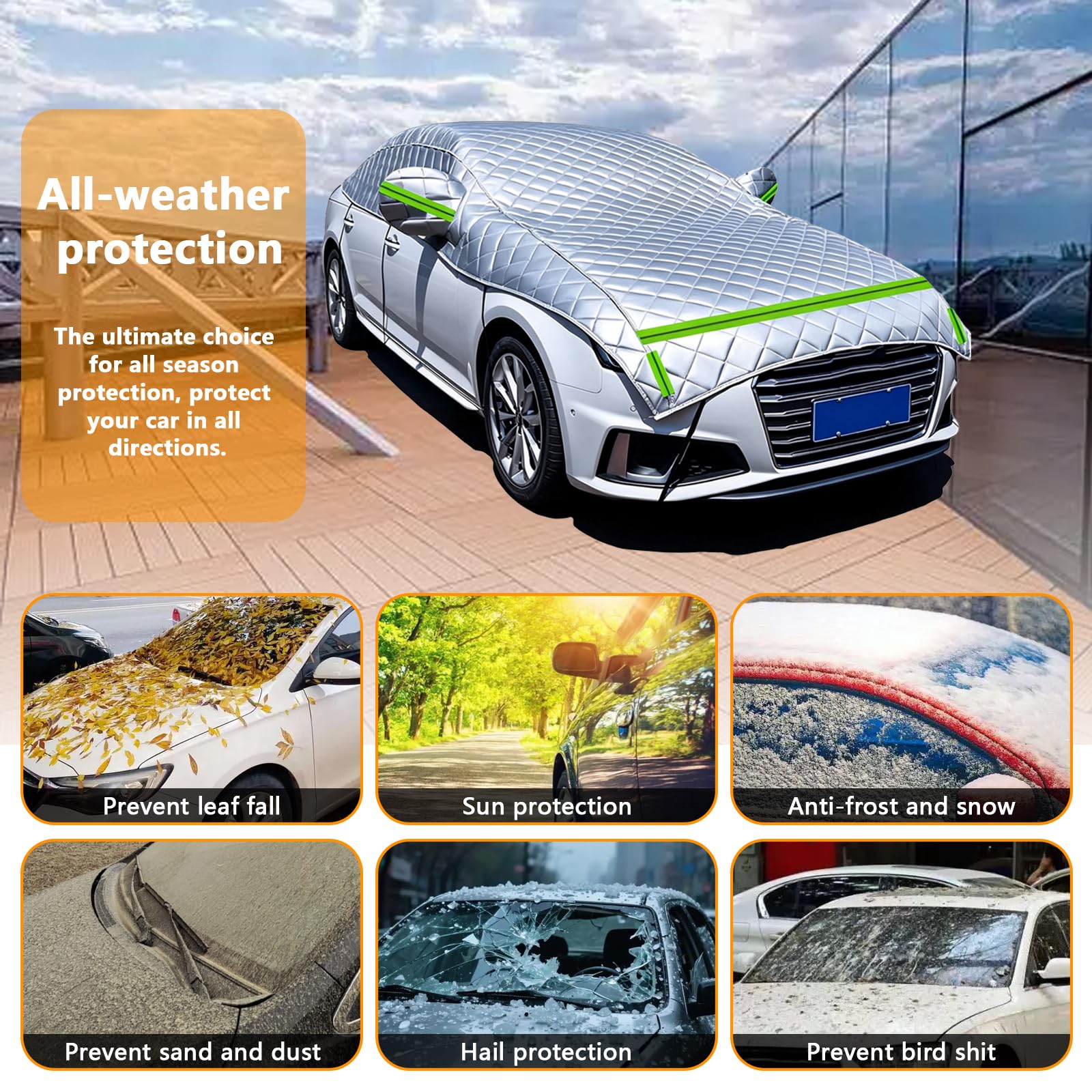 Generico Telo auto antigrandine compatibile con Porsche Macan T 2022-2026