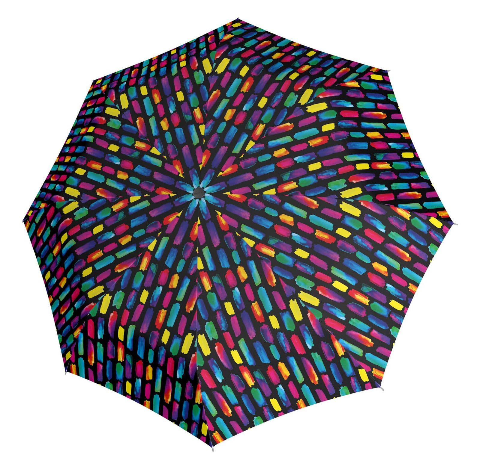 Knirps umbrella A.760 Stick Automatic Create Black colorful