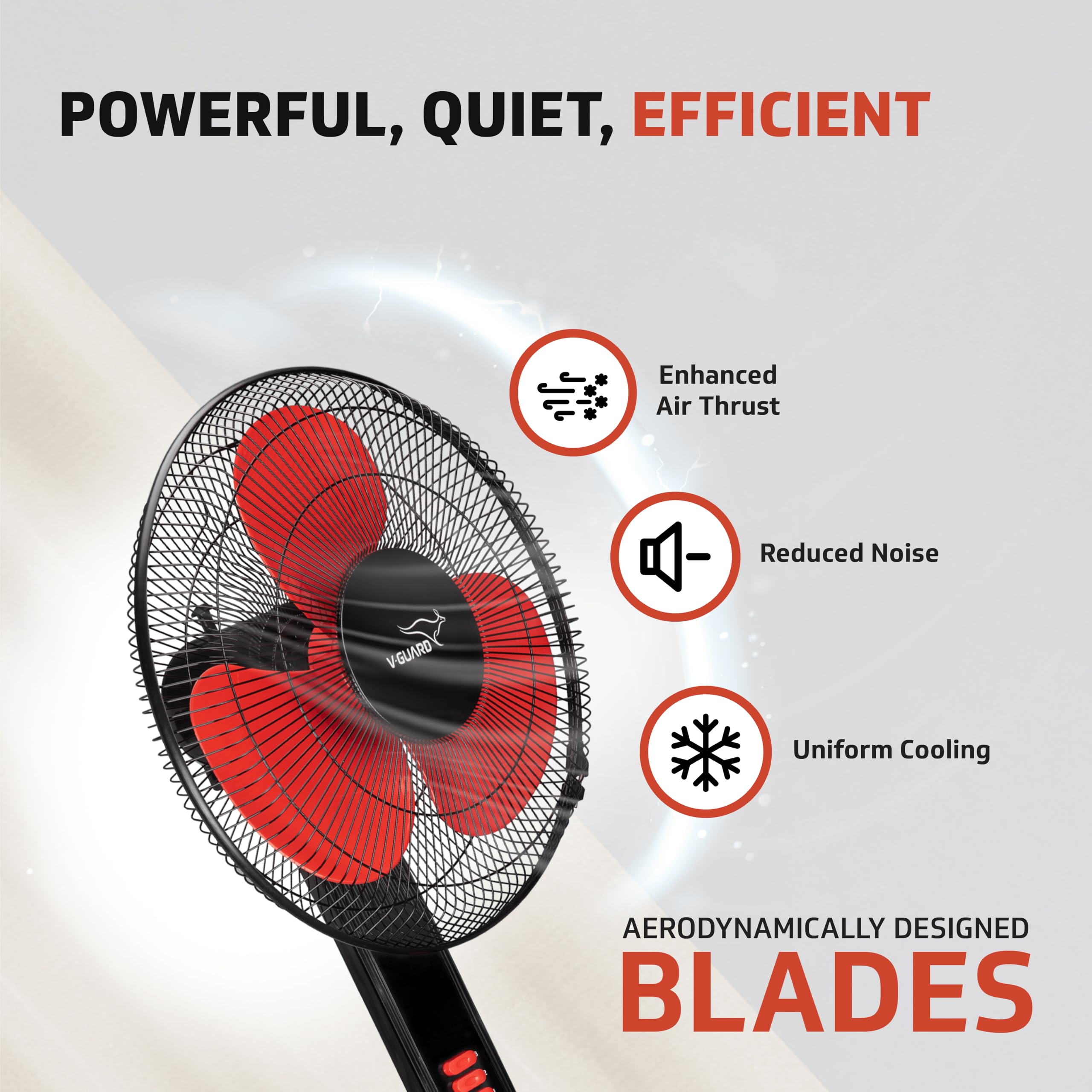 V-Guard Esfera 2-in-1 Fan: Pedestal & Table -4 V-Guard Esfera 2-in-1 Fan: Pedestal & Table -4