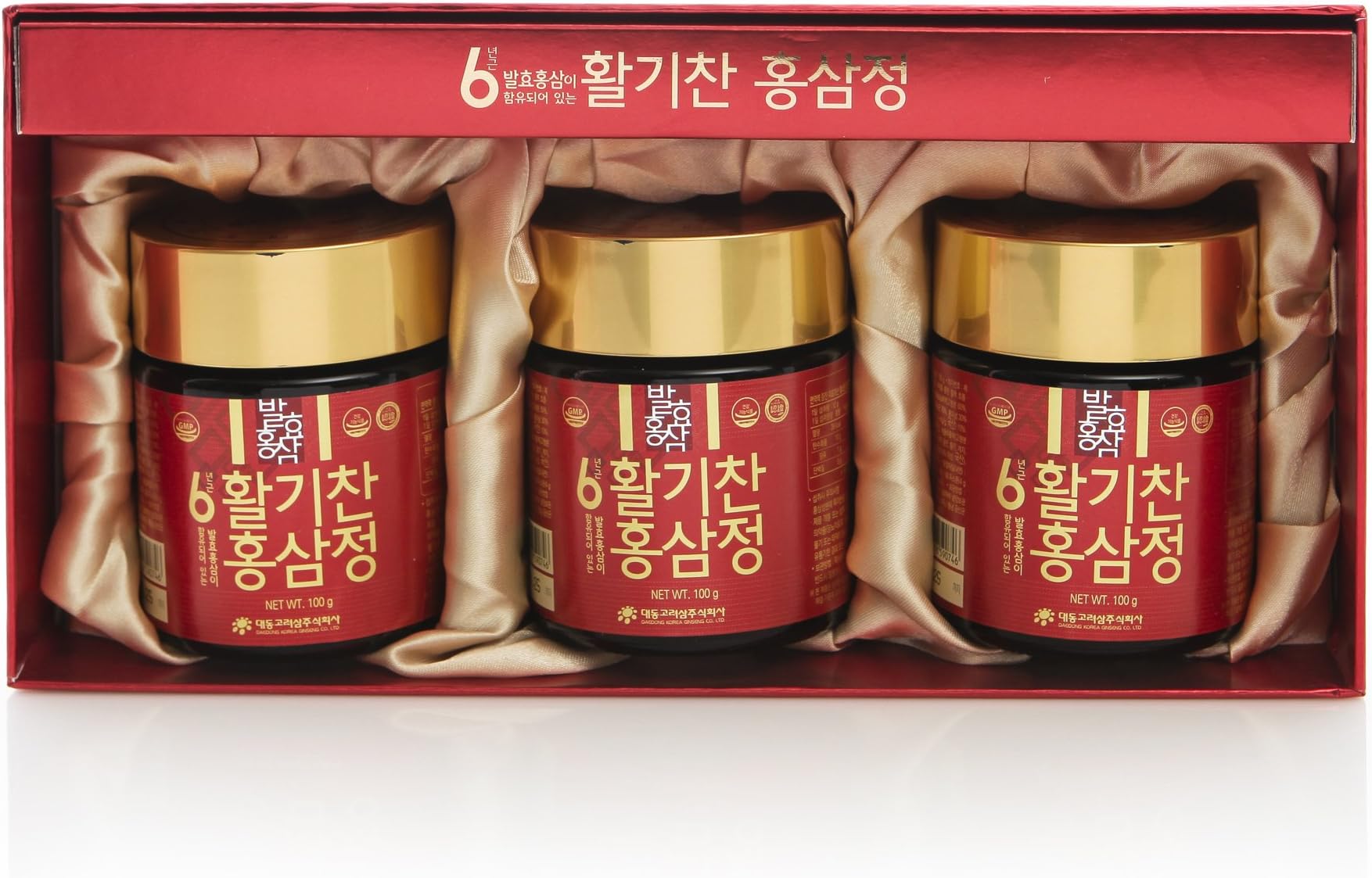 Korean Red Ginseng Extract 3.5oz(100g) x 3 Bottles