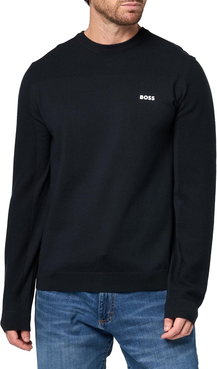 BOSS Men's Momentum Pullover Crewneck Sweater