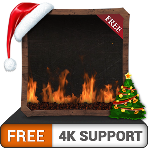 chimenea de gas decente de alta definición gratis: disfrute de las frías vacaciones de Navidad en invierno en su TV HDR 4K, TV 8K y dispositivos de fuego como fondo de pantalla y tema para la mediació