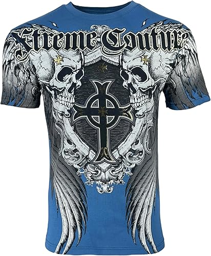 Xtreme Couture by Affliction - Camiseta para hombre Pulverize