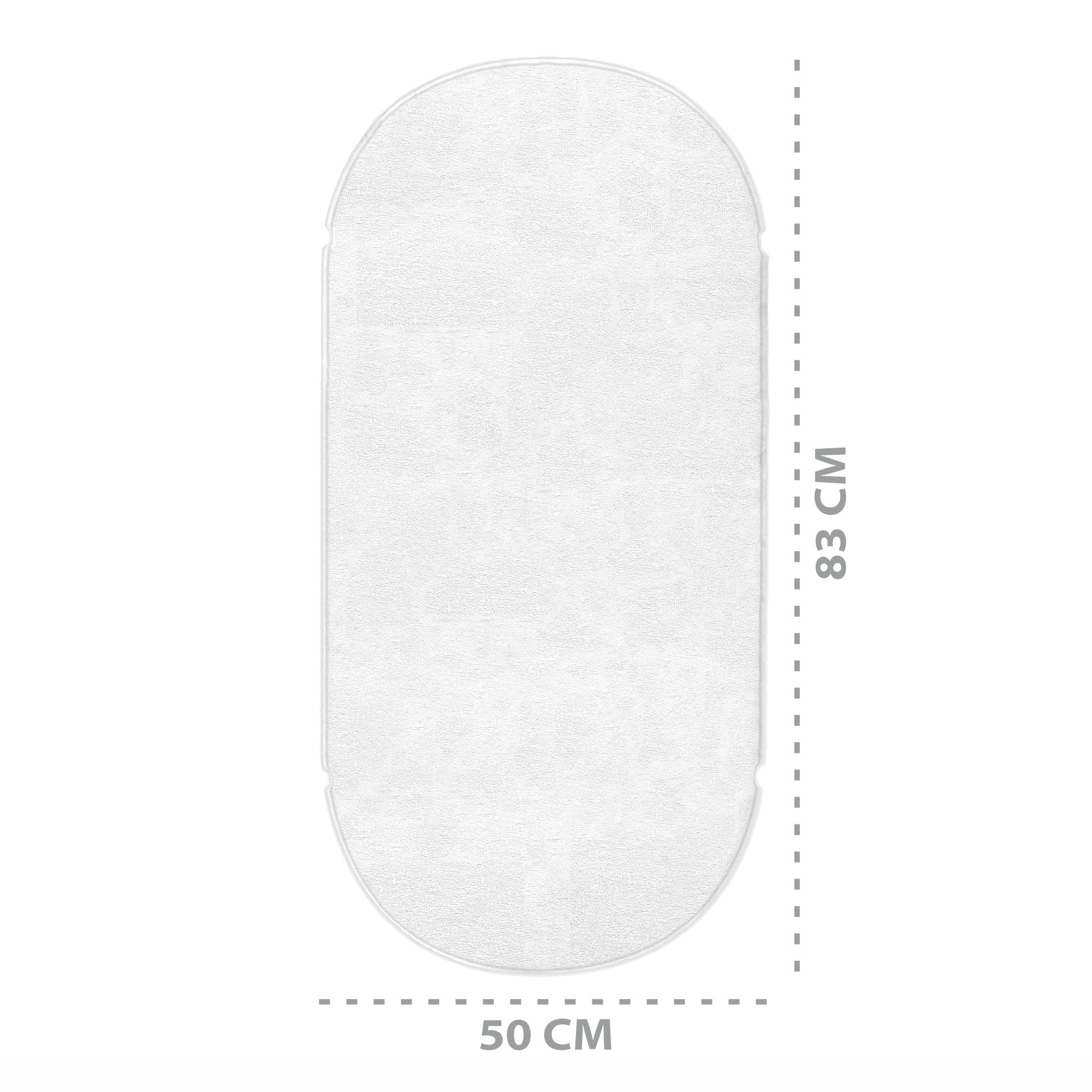 Protege Matelas imperméable 50x83 cm - Housse Protection Anti acariens Matelas Couvre et protège-Matelas Lavable alèse pour lit d'enfant ou protège surmatelas 50 x 83