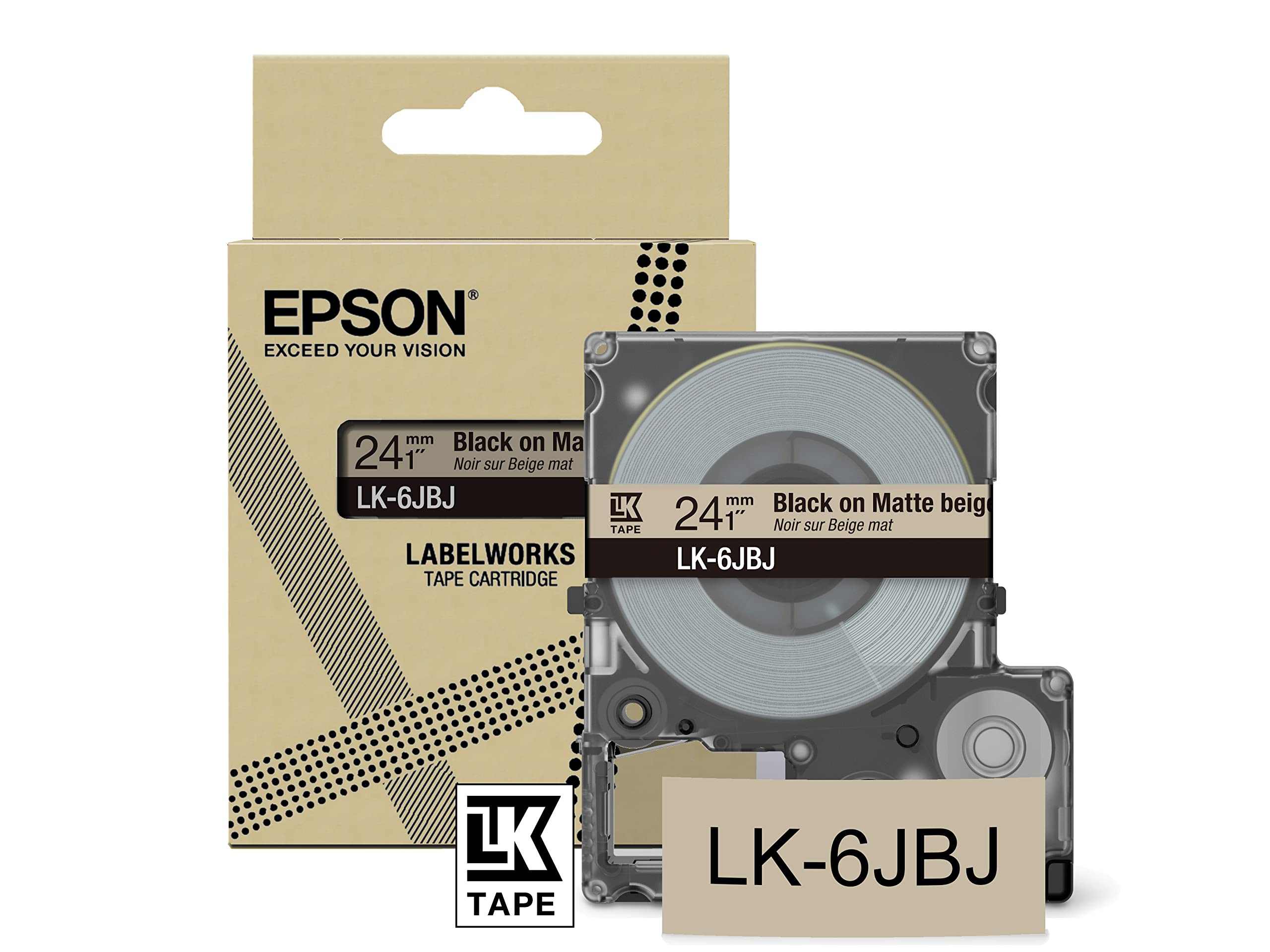 Epson LK-6JBJ Beige Black