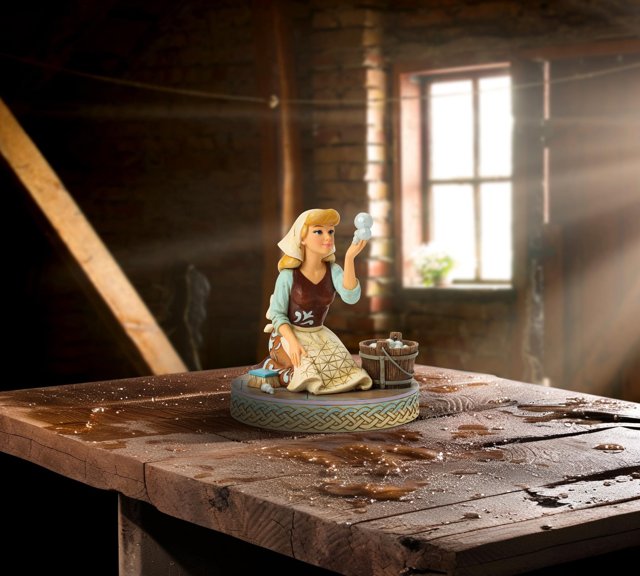 Enesco Disney Traditions by Jim Shore - Statuetta di Cenerentola, 13 cm, multicolore