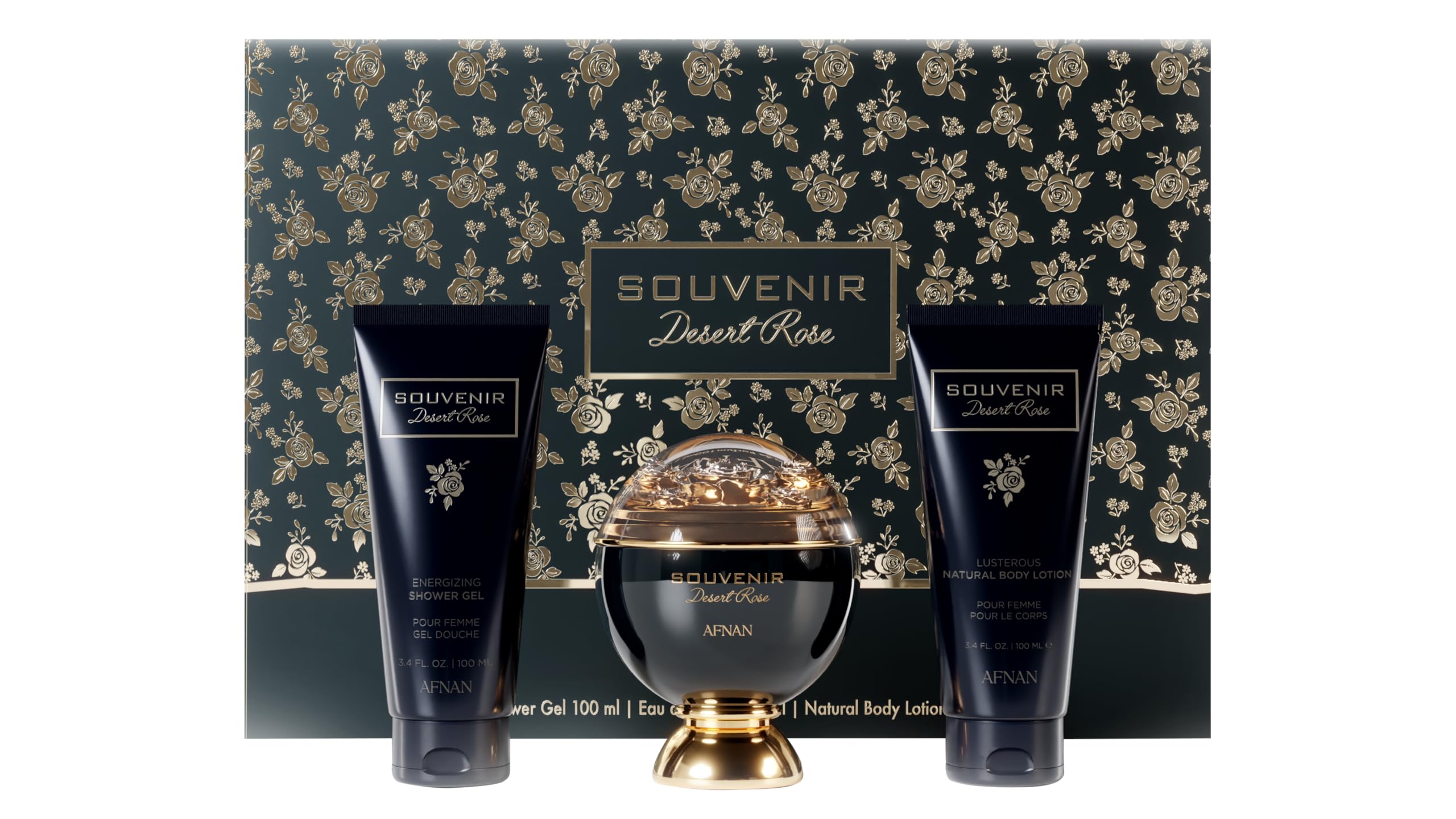 Amazon.com : Afnan Souvenir Desert Rose Women's Luxurious Perfume