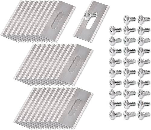 Terre Products, paquete de 30 cuchillas de repuesto para cortacésped robóticas, compatibles con Husqvarna Automower, Gardena Sileno, McCulloch ROB S
