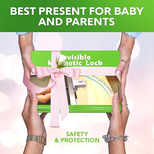 Miniatura 6 de Cerradura magnética de seguridad para bebés armario y cajón cerradura magnética invisible fácil instalación 10 cerraduras  2 llaves