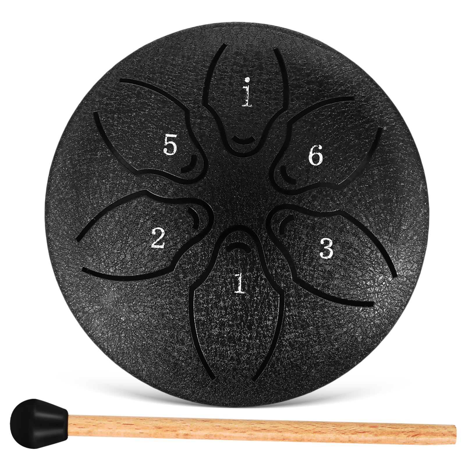 SUPVOX Rain Drum 3 Inches 6 Notes for Boys and Girls Adults Hand Percussion Instrument