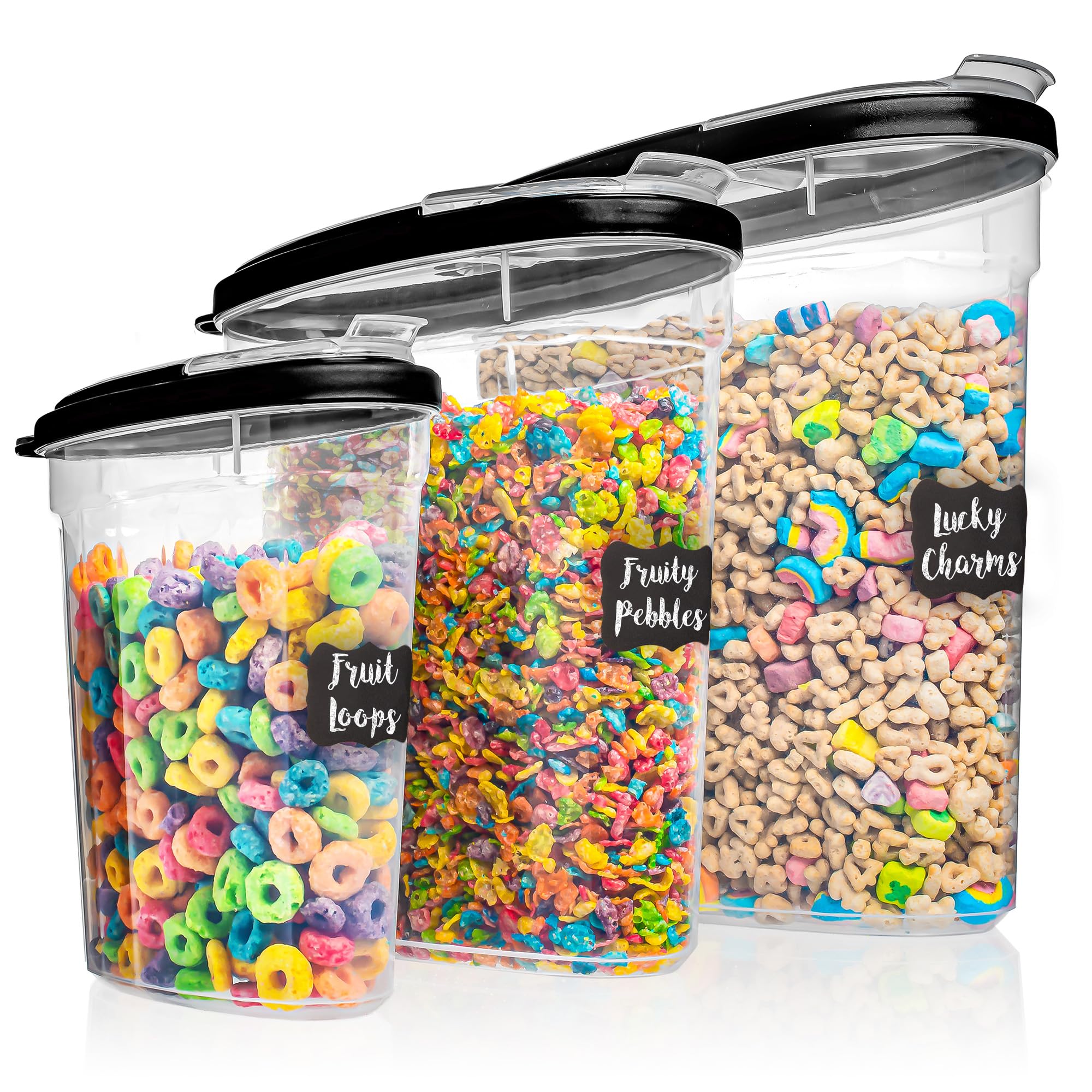 Shazo 3 PC Cereal Container Storage Set
