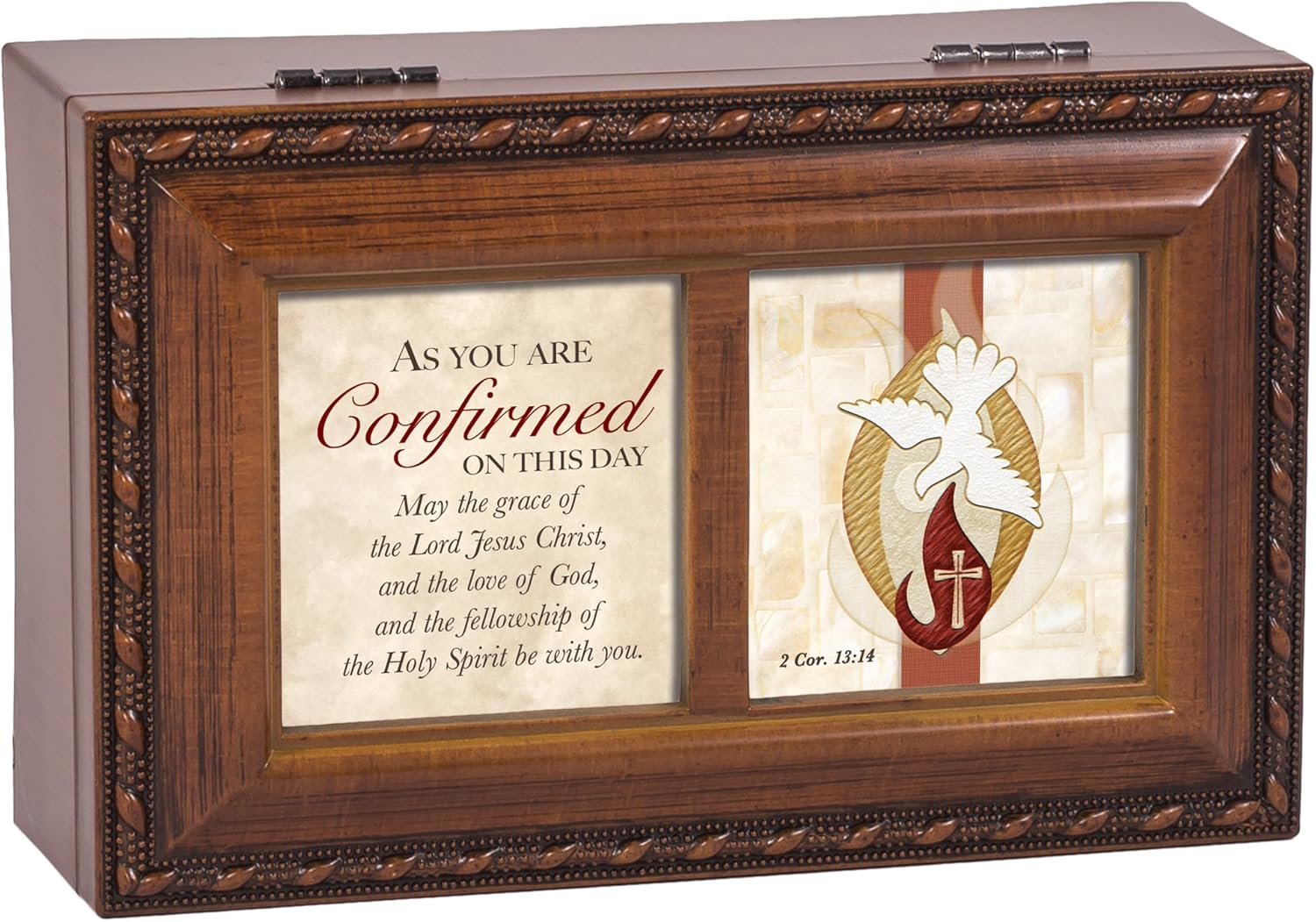 Cottage Garden Confirmed On This Day Woodgrain Petite Keepsake Music Box Plays Ave Maria