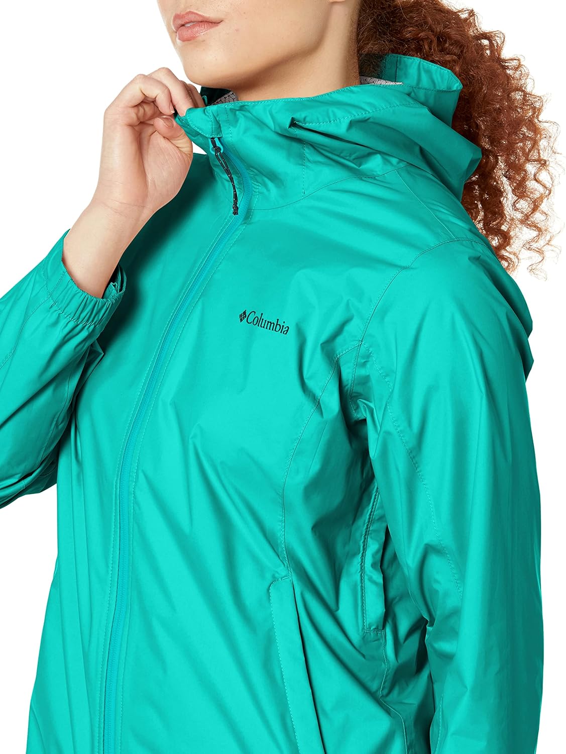 Columbia Women's EvaPOURation Jacket Electric Turquoise X-Small