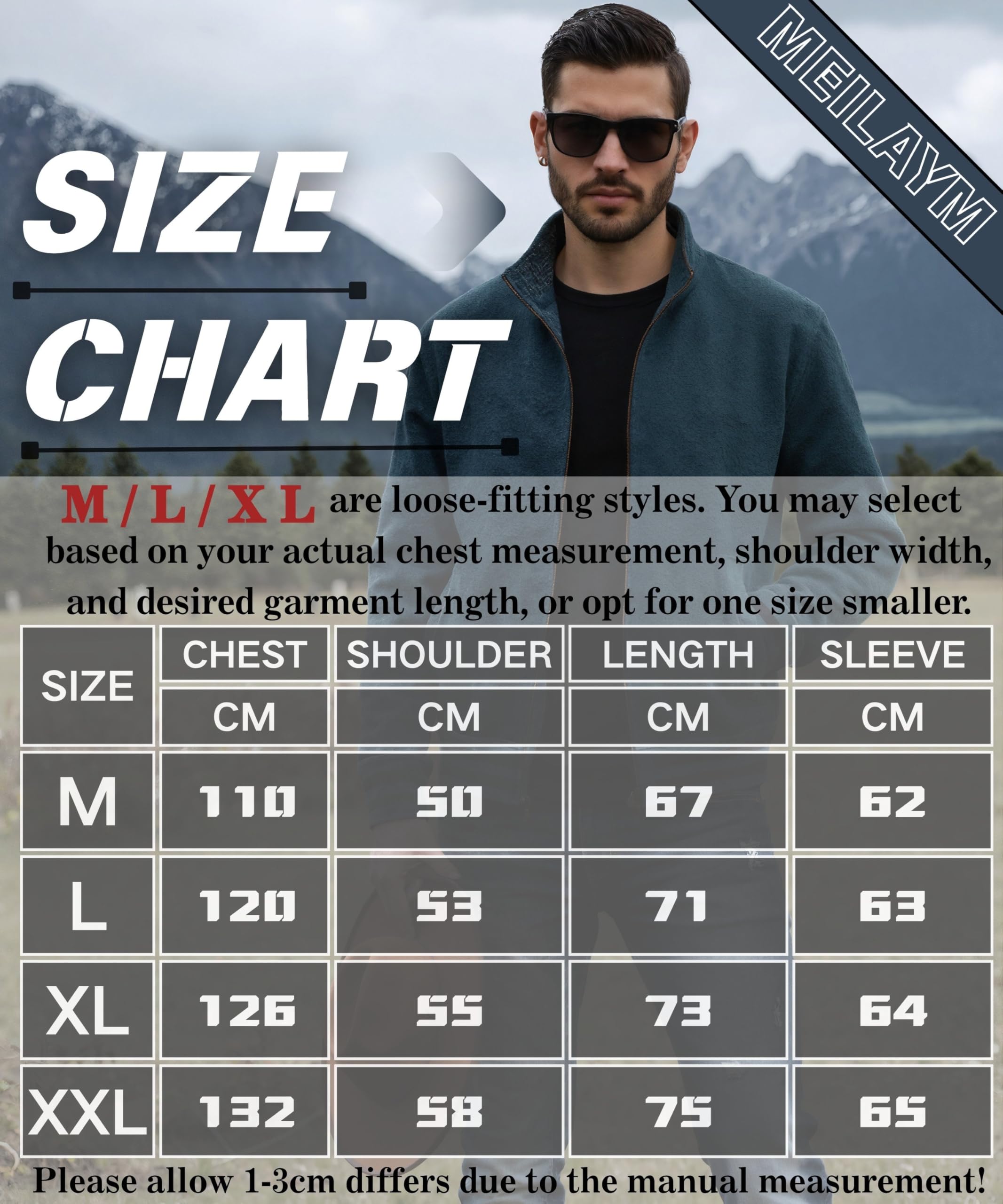Cárdigan de Hombre Chaqueta Punto Cremallera Cuello Alto Invierno Manga Larga Forro Polar Slim Fit
