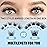 Cluster Lashes GEMERRY Lash Clusters Fluffy Individual Lashes Two Styles Eyelash Clusters Wide Stem Soft Wispy Eyelash Extension Clusters DIY at Home(Forest/Ocean-0.07-D-8-16MIX)
