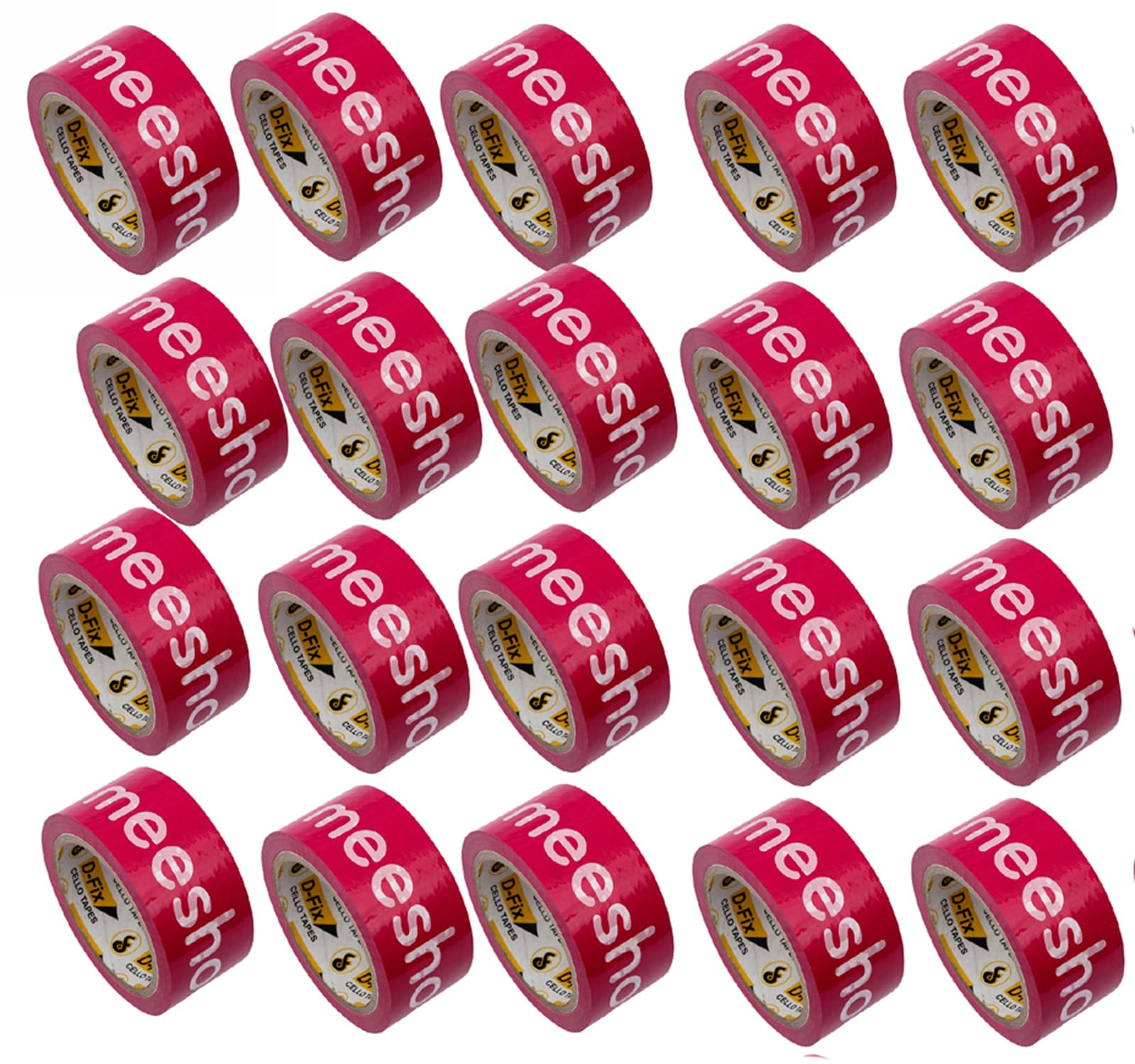 D-fix Pink Printed Packaging Tape Roll MEESHO Tape, 48mm x 65 Meters -42 micron (Pack of 24) Multipurpose Home, Office Use DIY (B0BKT4Y43Y) Amazon Price History, Amazon Price Tracker