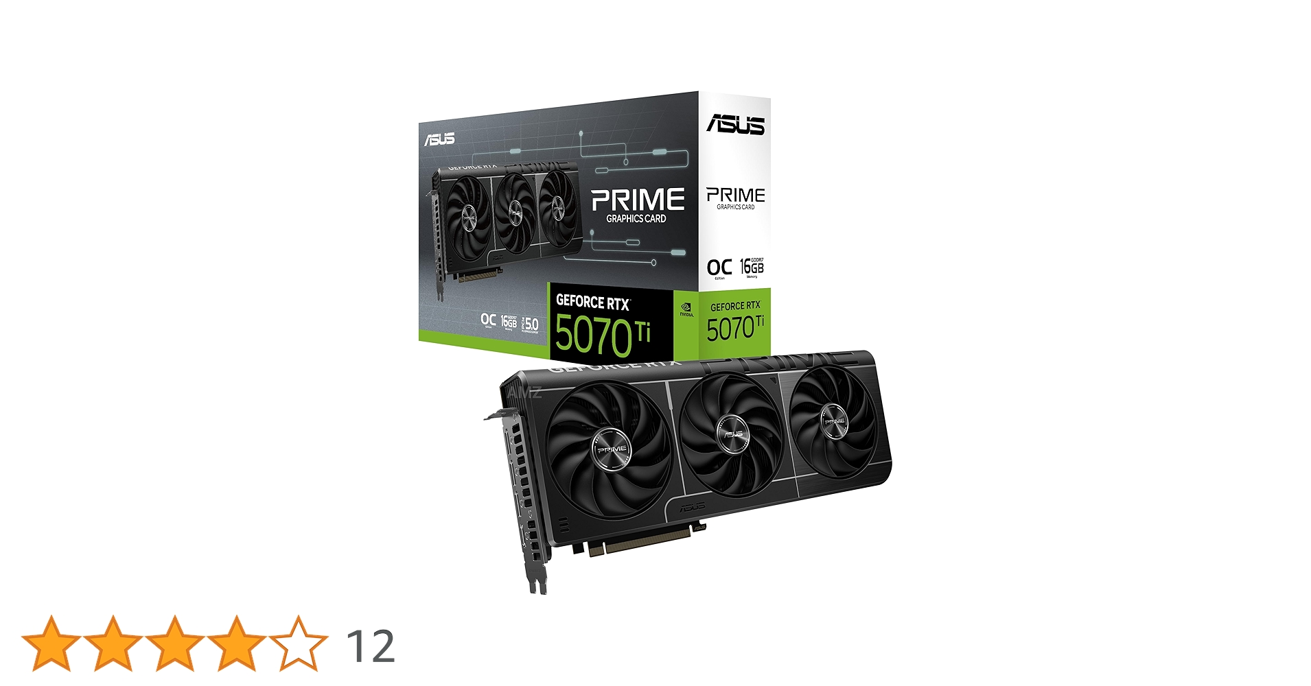 Amazon | ASUS NVIDIA GeForce RTX 5070Ti ビデオカード 16GB GDDR7