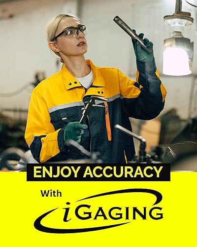 Miniatura 9 de iGaging Calibrador electrónico de Digitaces 0-8" IP54 Protección Pantalla grande PulgadamétricoFracciones Cuerpo de acero inoxidable