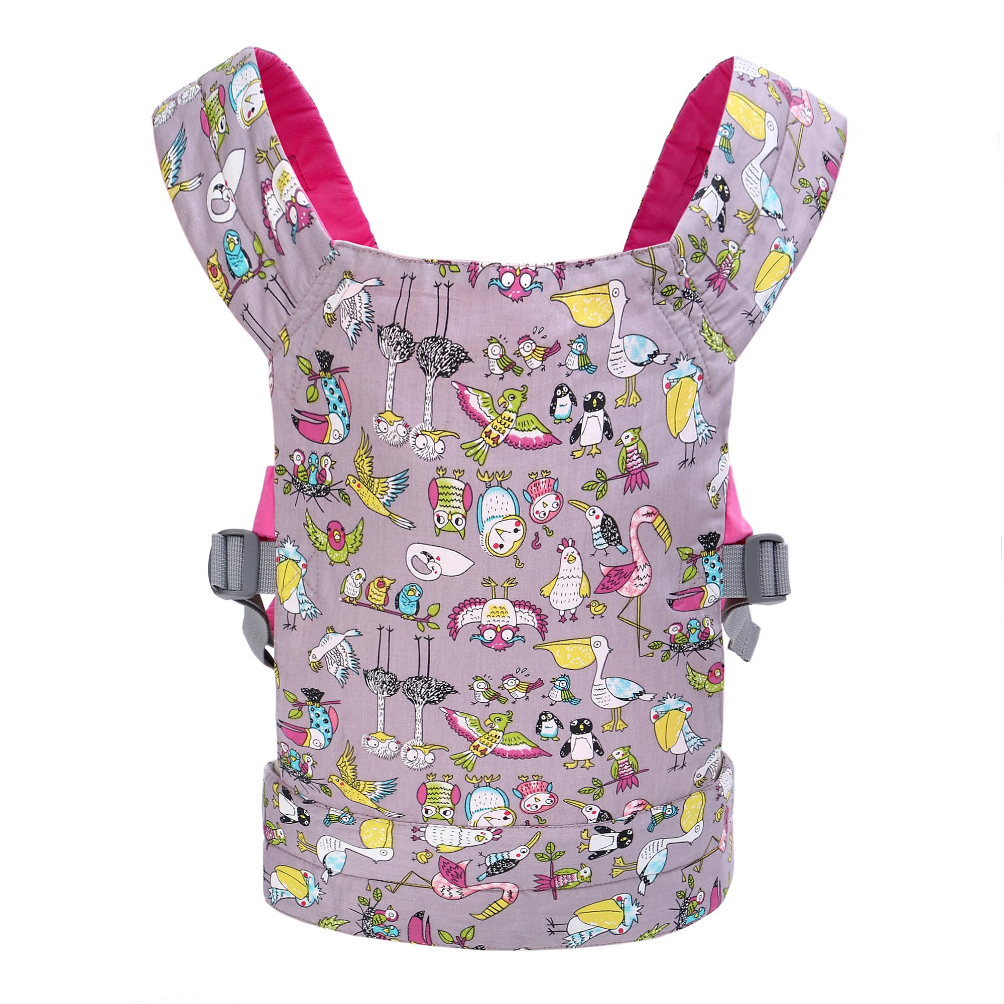 BABY born Marsupio Pin-Play per Bambole da 36 cm e 43 cm – con Cinghie Regolabili e Scatola con Spille Decorative – Accessori di Alta qualità – Adatto dai 3 Anni in