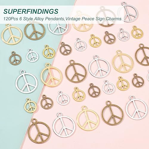 Miniatura 4 de SUPERFINDINGS Colgantes de estilo tibetano con diseño de estrella de sol y luna, colgantes de metal de plata tibetana suave para manualidades y