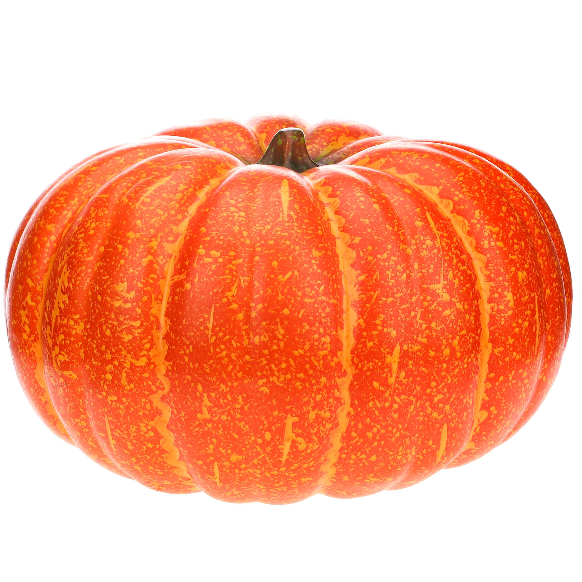 Calabaza artificial vívida de 48cm con textura realista para adornos de la cosecha de otoño