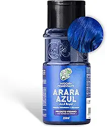 Kamaleão Color – Máscara Pigmentante Semi-Permanente, Arara Azul - Cores Vibrantes e Hidratação Intensa – Low Poo, Vegano, Cruelty Free – 150ml