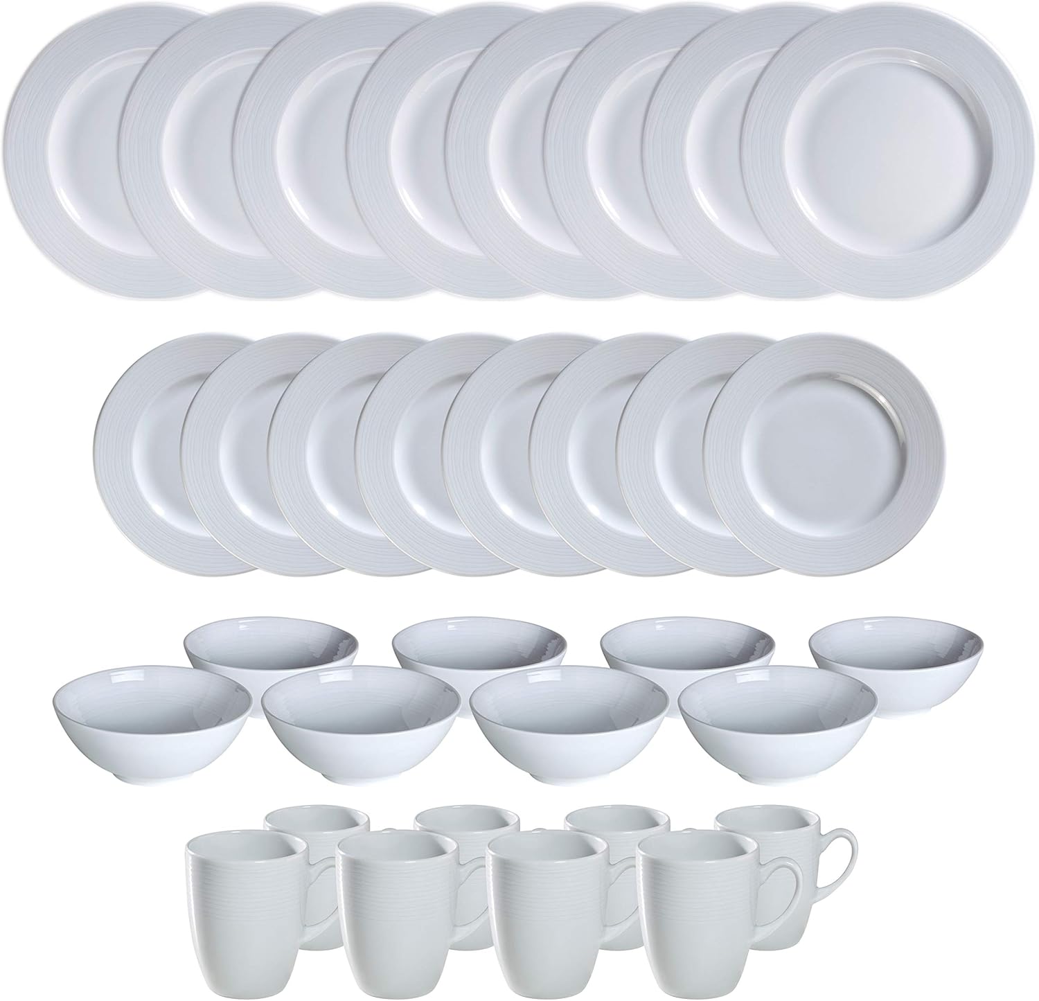 Kahla Nature Dinnerware 32 Piece Porcelain Dinnerware Set 8 Person