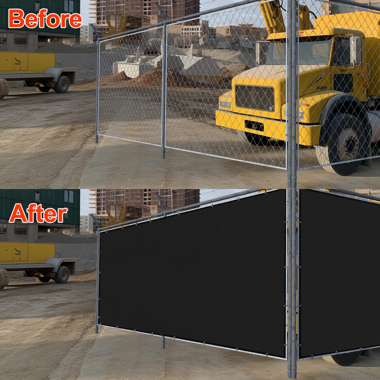Construction Privacy Screen UPGRADE Privacy Fence Screen 170 GSM 90%