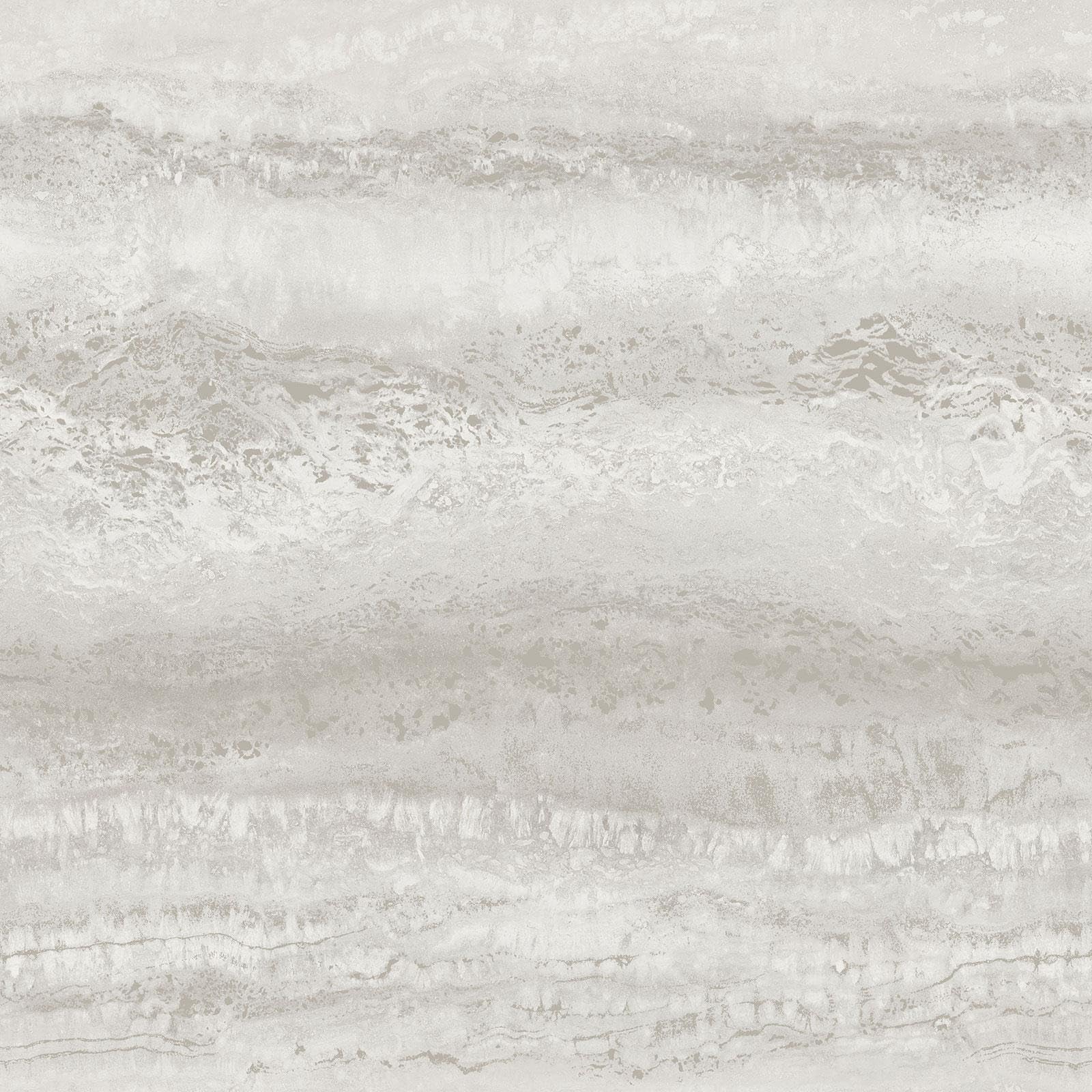 Muriva Semper Marble Ombre Effect Wallpaper for Lounges, Bedrooms, Living Rooms - Feature Metallic Granite Stone Industrial Greige 189506