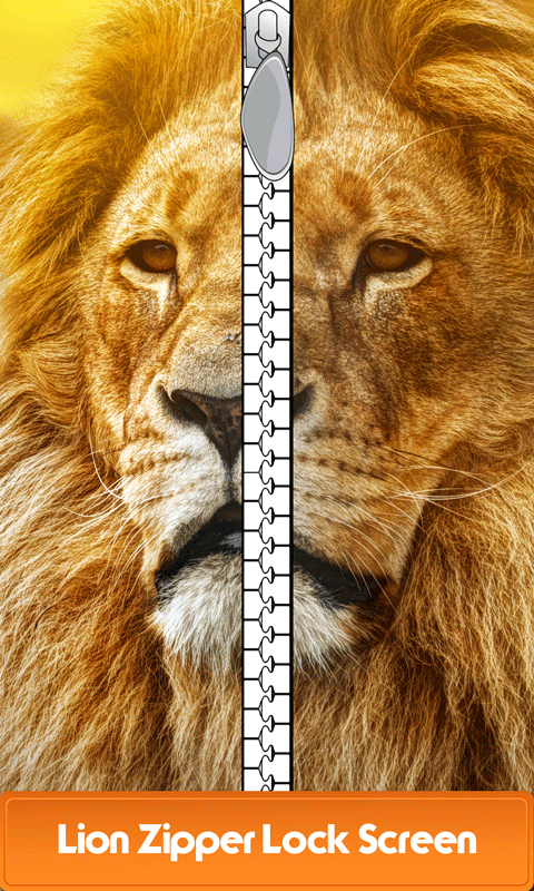 ライオンジッパーロック画面-Amazonアプリストアのアプリ