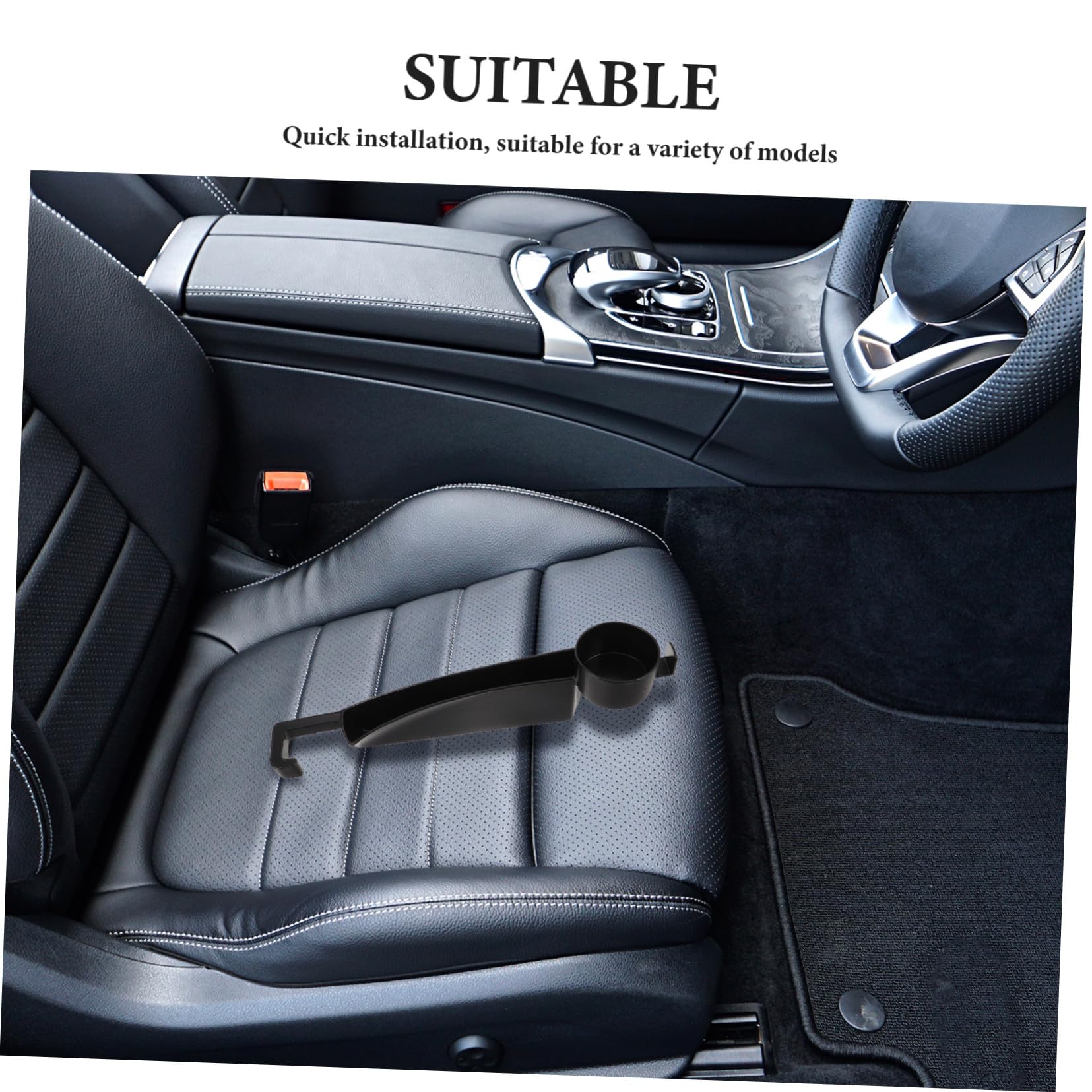 Cabilock Caja De Almacenamiento Para Huecos De Coche Organizador De Almacenamiento De Vehículos Para El Coche Organizador Del Asiento Del Automóvil Black Abs