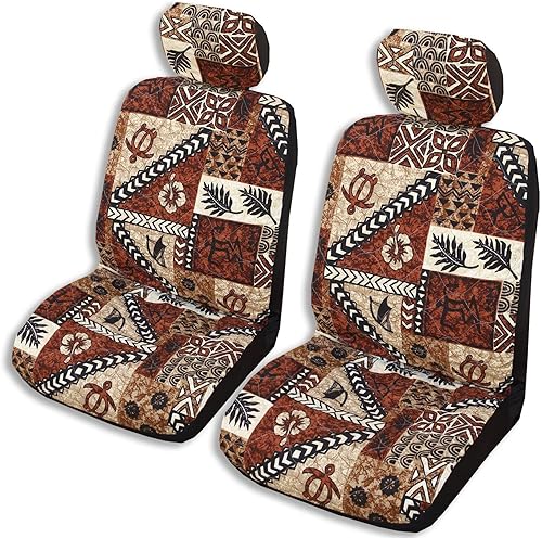 Miniatura 24 de Fundas hawaianas para asientos de coche (Tapa Gray, con airbag lateral) Tapa Gris,Aloha Honu Azul,Aloha Honu Gris,Aloha Honu Verde,Negro