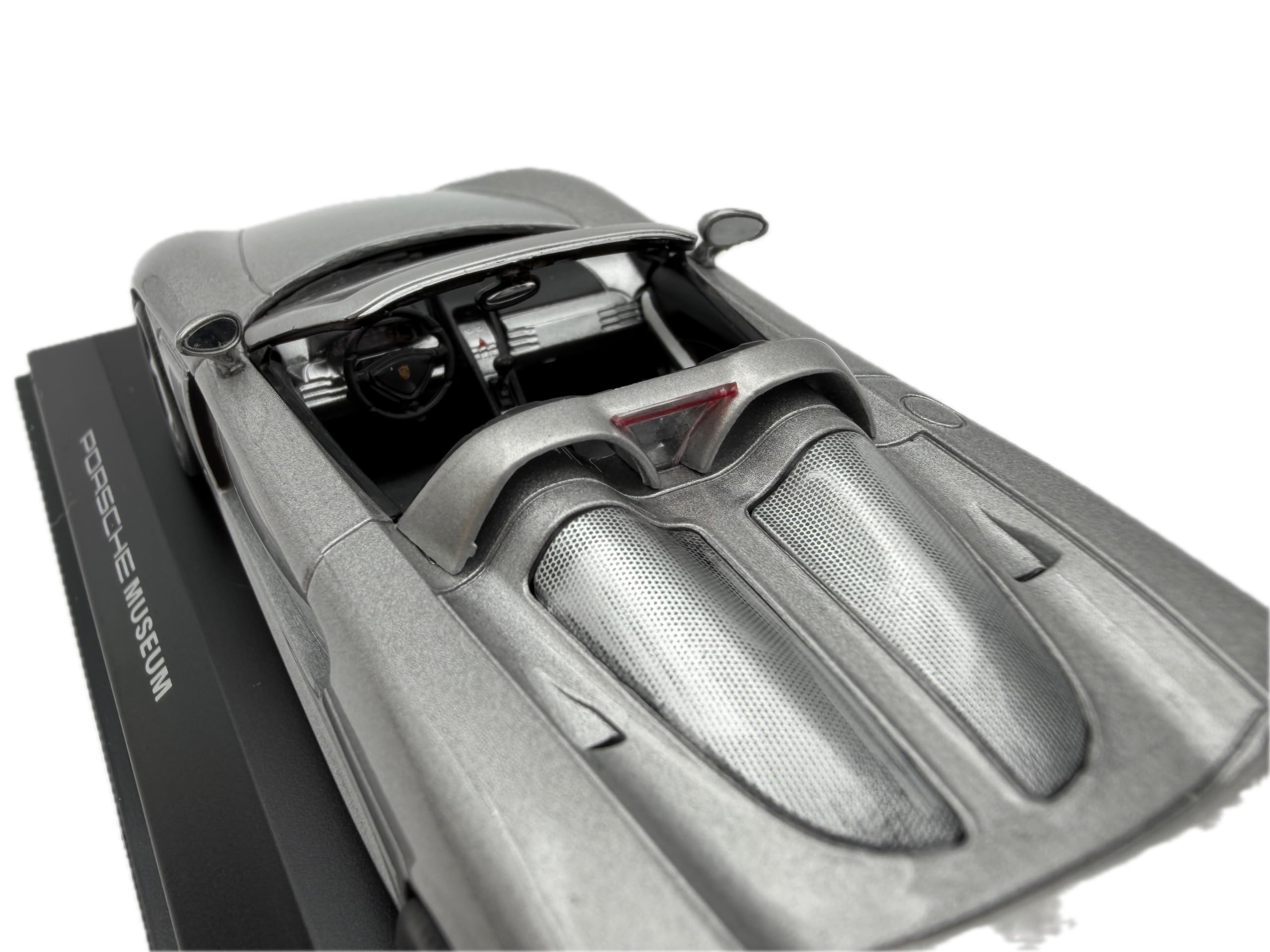 Porsche Carrera GT Modellauto 1:43, Silber - Detailgetreues Sammlermodell I GT Marketing I Miniatur Fahrzeug (Museum Edition)