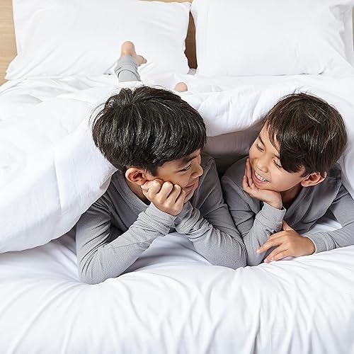 Miniatura 3 de CASUAL LIVING 32623 Juego de sábanas y fundas de almohada de 4 piezas de sábanas y fundas de almohada de 4 piezas, tamaño matrimonial, sedosas,