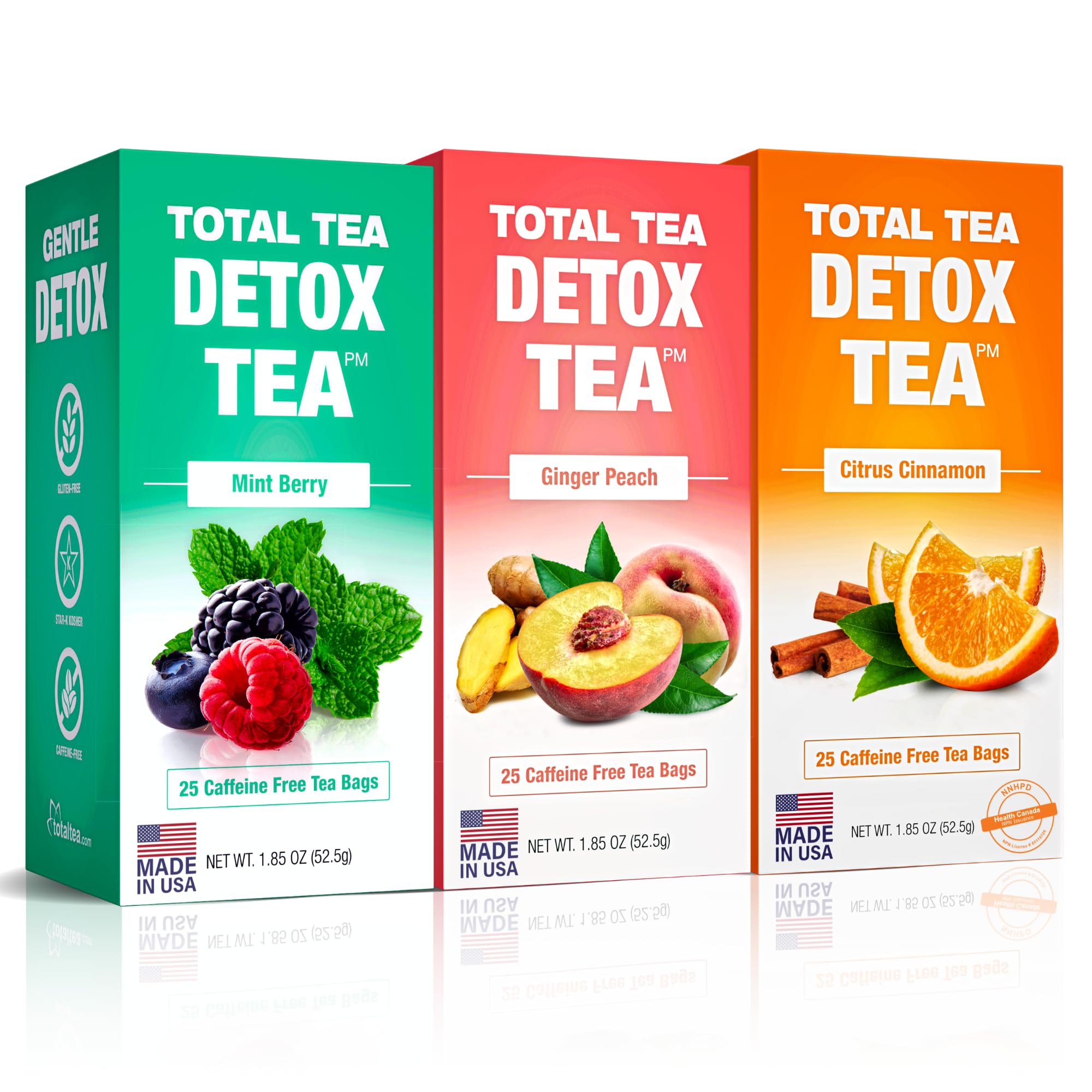 Amazon.com : Total Tea Detox Tea 3 Flavors Set - Citrus, Mint