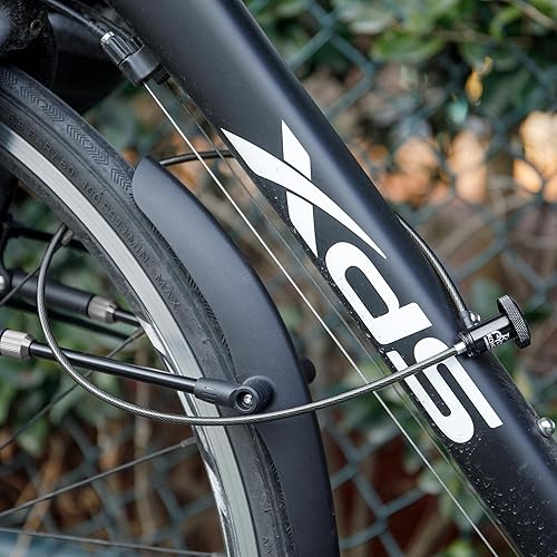 Miniatura 8 de Candado de cable de bicicleta  Cable de bloqueo de bicicleta  Bloqueo de cadena de bicicleta para casco de bicicleta, antirrobo para barras de