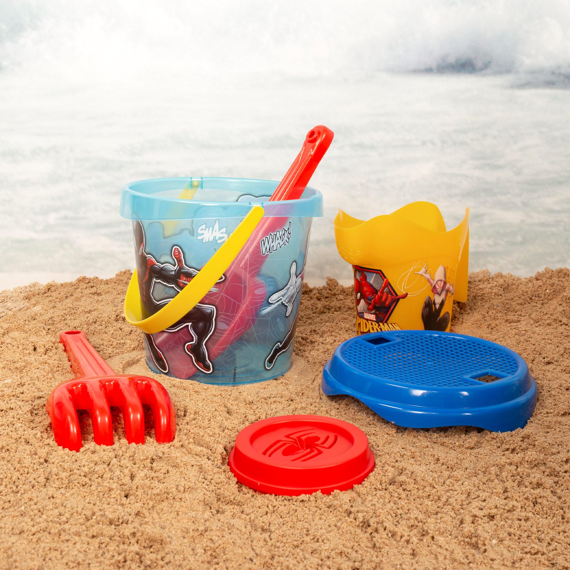 ColorBaby Spider-Man 77892 Set de Plage pour Enfant