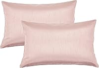 Vista 48 de Aiking Home - Funda de almohada decorativa rectangular de seda sintética de 12 x 18 pulgadas, cierre de cremallera, color aguamarina (juego de 2)