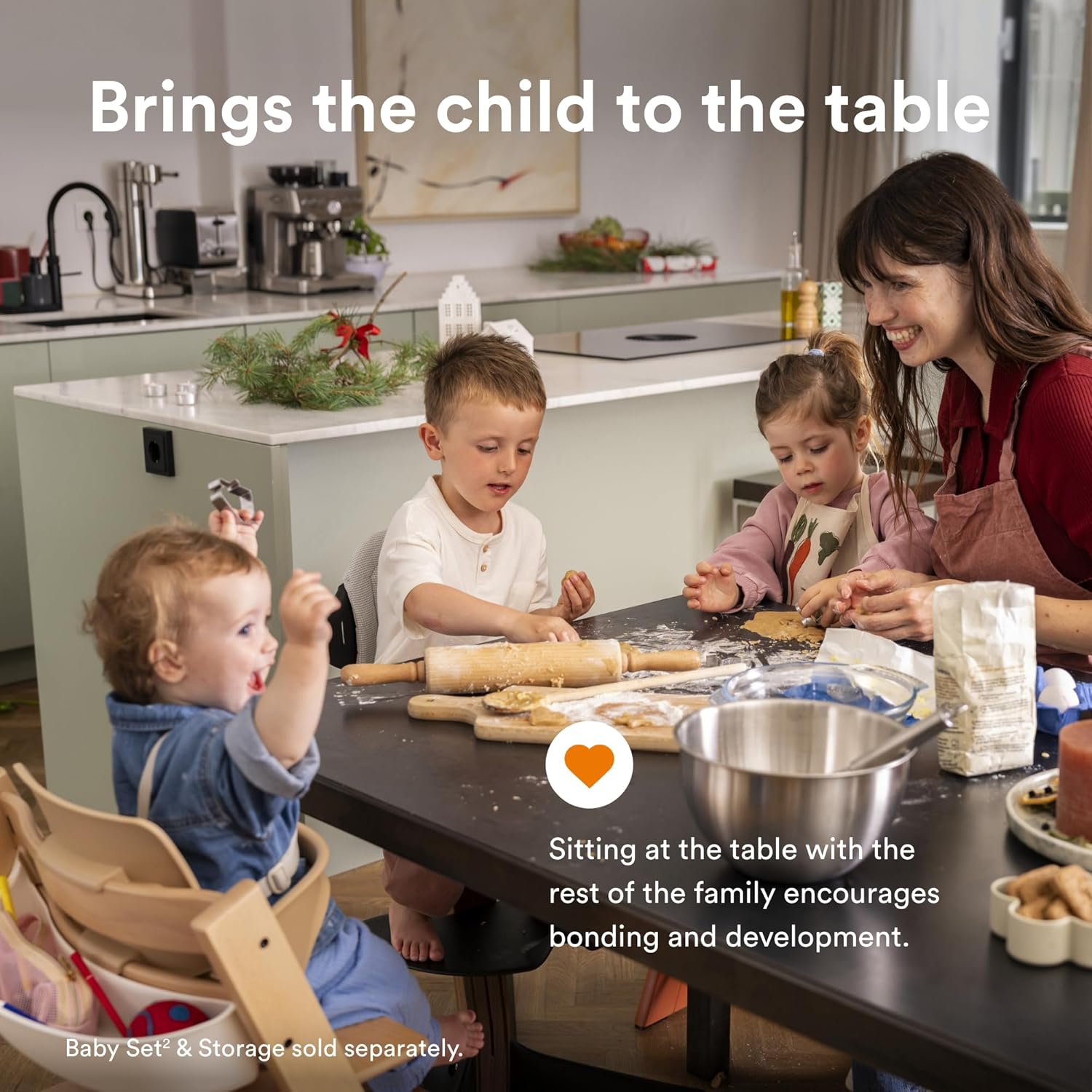 Tripp Trapp Chair from Stokke, Warm Brown - Adjustable, Convertible Chair for Toddlers, Children & Adults - Convenient, Comfortable & Ergonomic - Classic Design