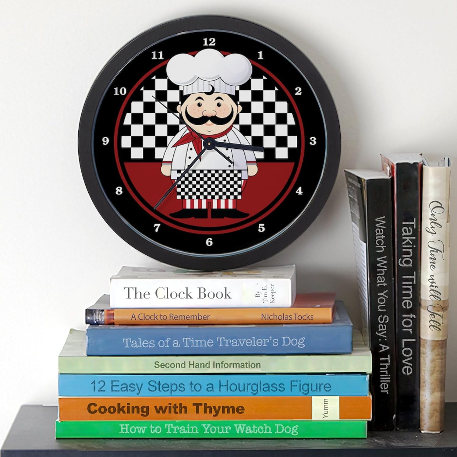 CafePress French Chef 10" Wall Clock for Livingroom, Kitchen, or Office