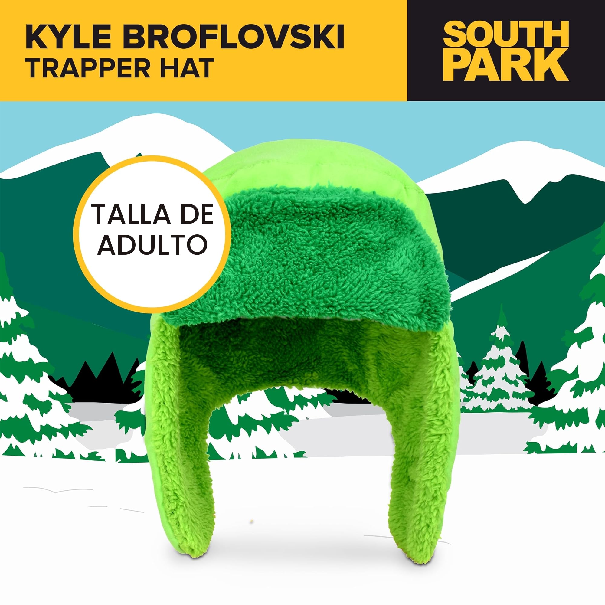 Concept One South Park Character Cosplay Headwear, Stan Marsh, Kyle Broflovski, Eric Cartman, and Kenny Mccormick Designs - Boina Hombre
