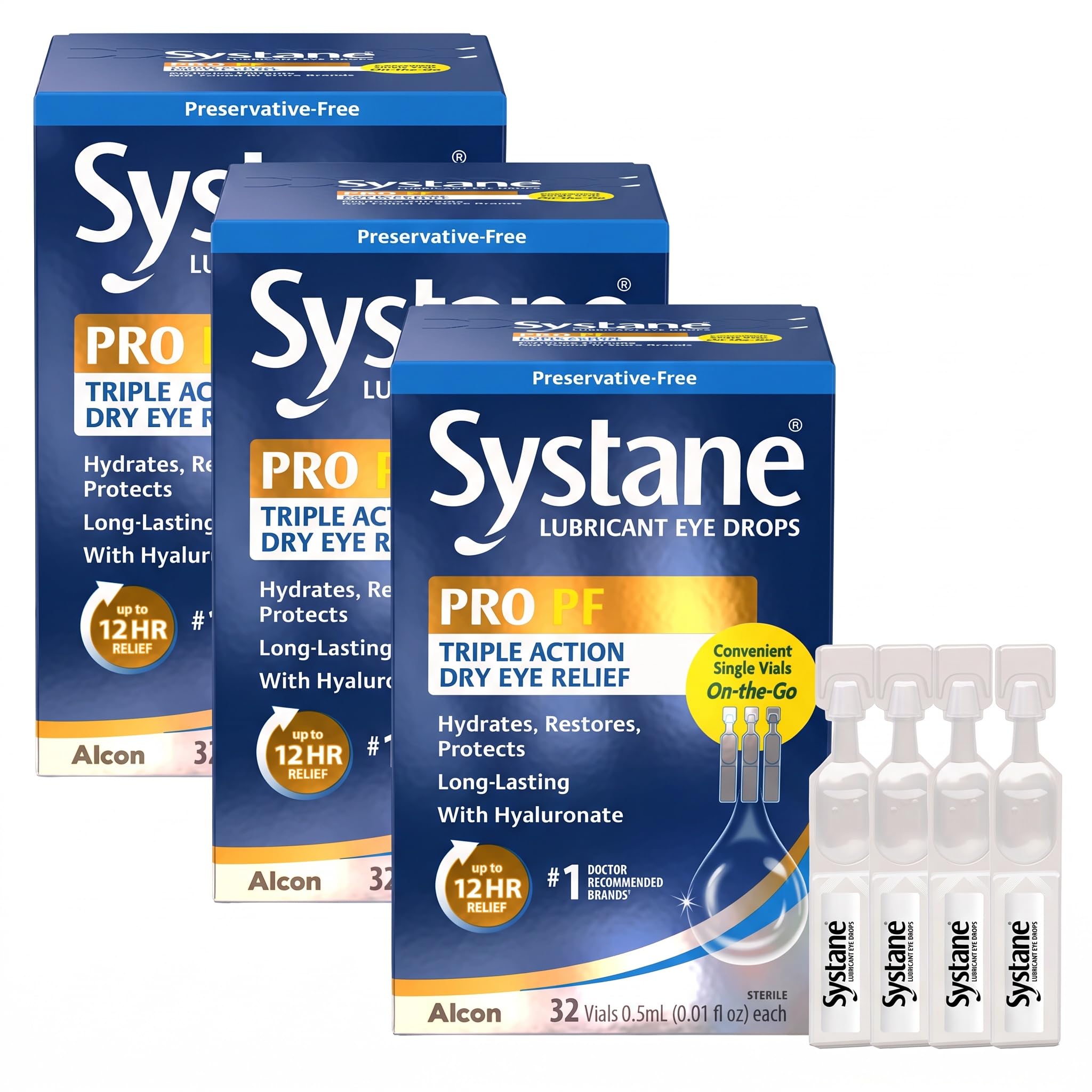 Systane PRO Preservative Free Eye Drops, 12 Hour Dry Eye Relief, 32 Vials — Amazon image 9