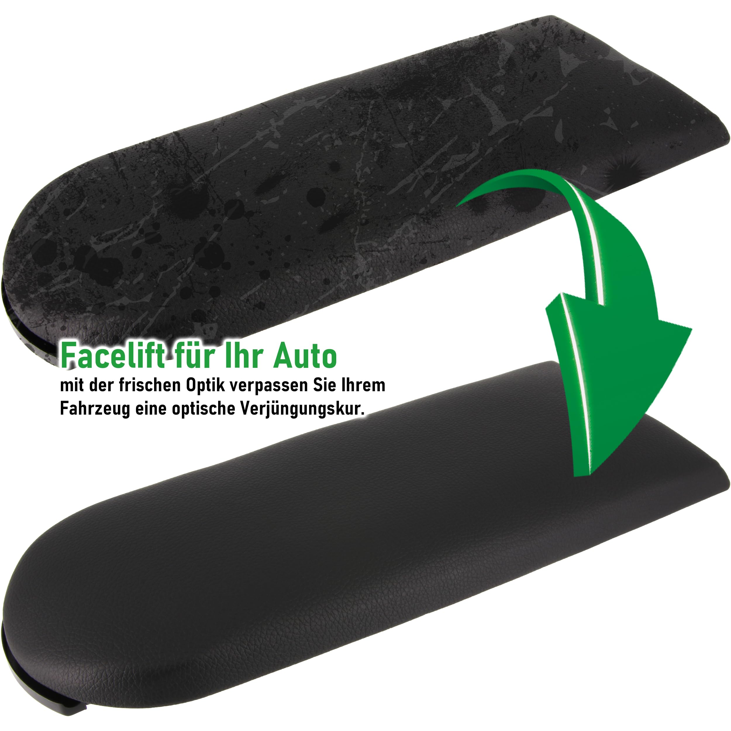 RECAMBO Couvercle de rechange pour accoudoir central pour Seat Ibiza IV 6J/6P année de construction 2008-2017 - Ajustement robuste - Aspect proche de la série - Mécanisme durable - Montage rapide