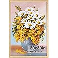Americanflat 20x30 Poster Frame with Polished Plexiglass - Epic Collection - Gallery Wall Frames with Engineered Wood - Wide Photo Frame for Wall Display - Natural Oak