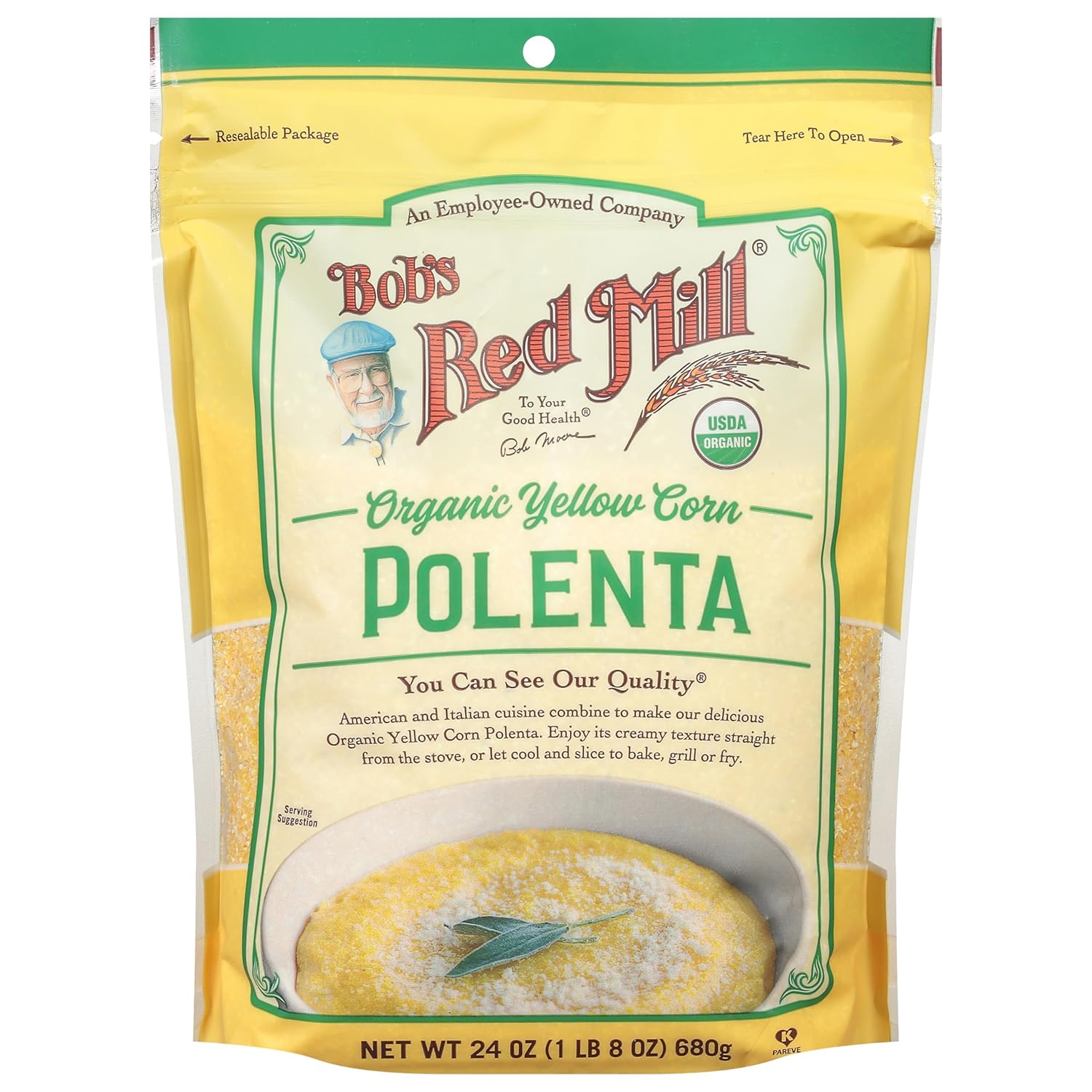 Bob's Red Mill Sémola de Maíz Orgánica 680 g