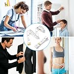 Body Measuring Tape, 2PCS Dual Sided Tape Measure for Body Measurement, Soft Flexible Measuring Tape for Fabric Tailor and Sewing, Weight Loss, Waist Measuring Tape, 60in/150cm
