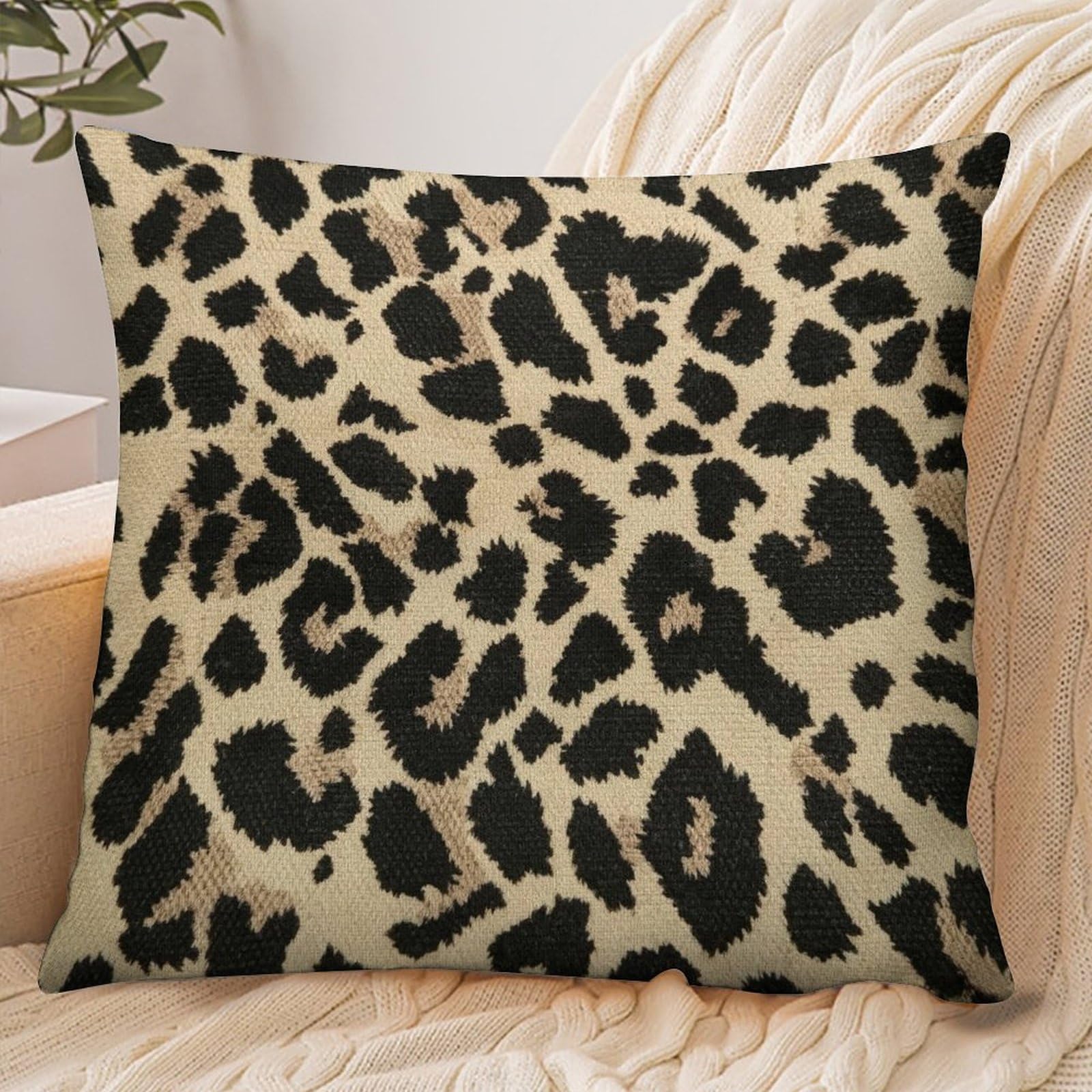 Fekiloot Style Leopard Prints Pillowcase Pillow Sham Pillow Case