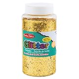 Creative Arts by Charles Leonard Glitter, 16 Ounce Bottle, Gold (41170) – view 1